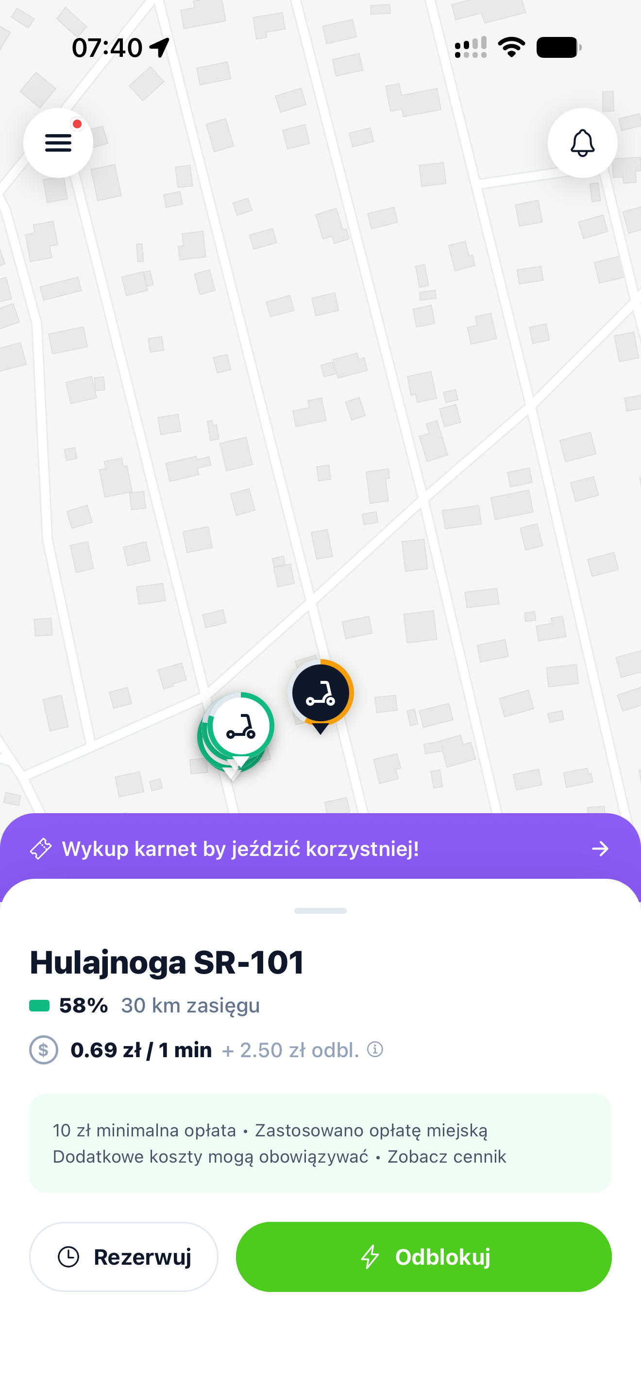Swiftride - Aplikacja mobilna - screenshot 8