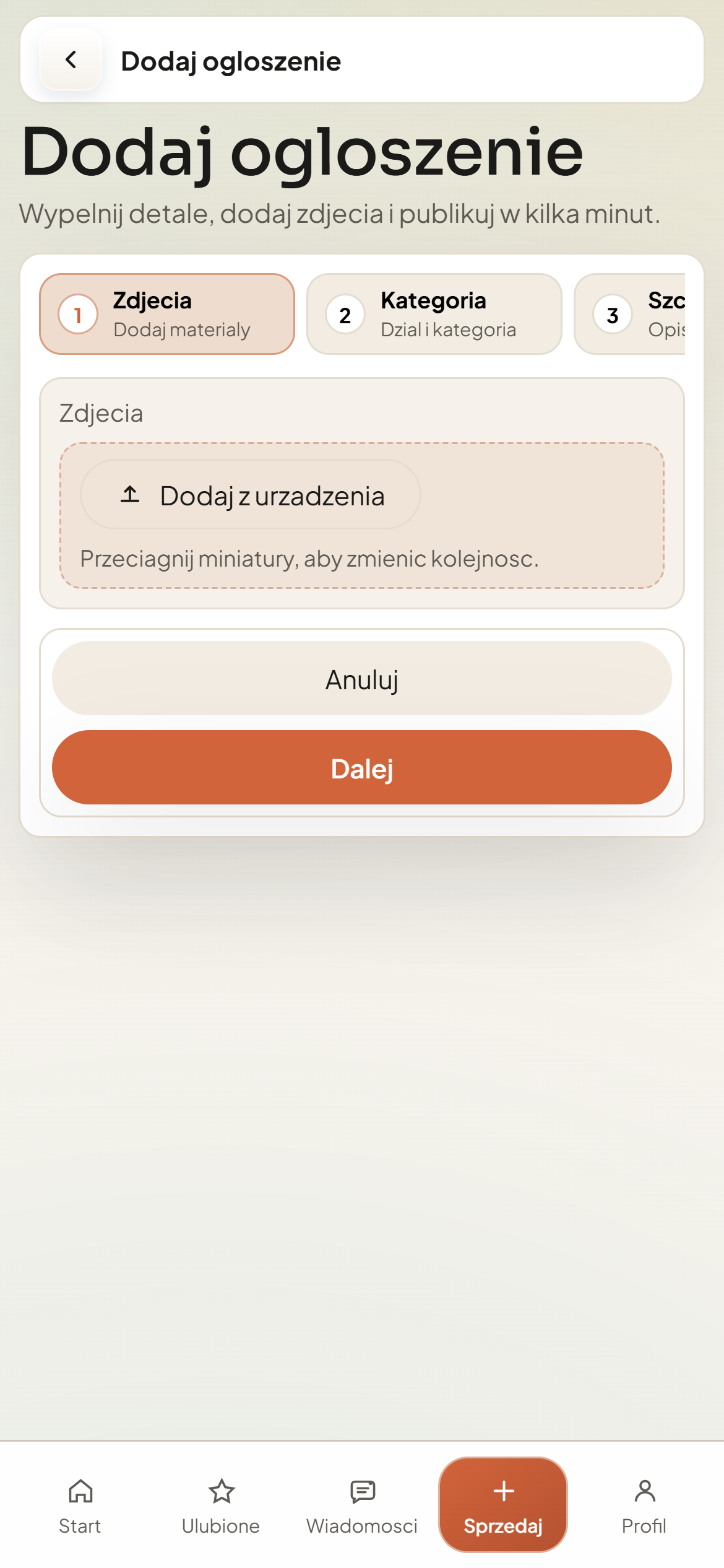 Targlo - Aplikacja marketplace - screenshot 13
