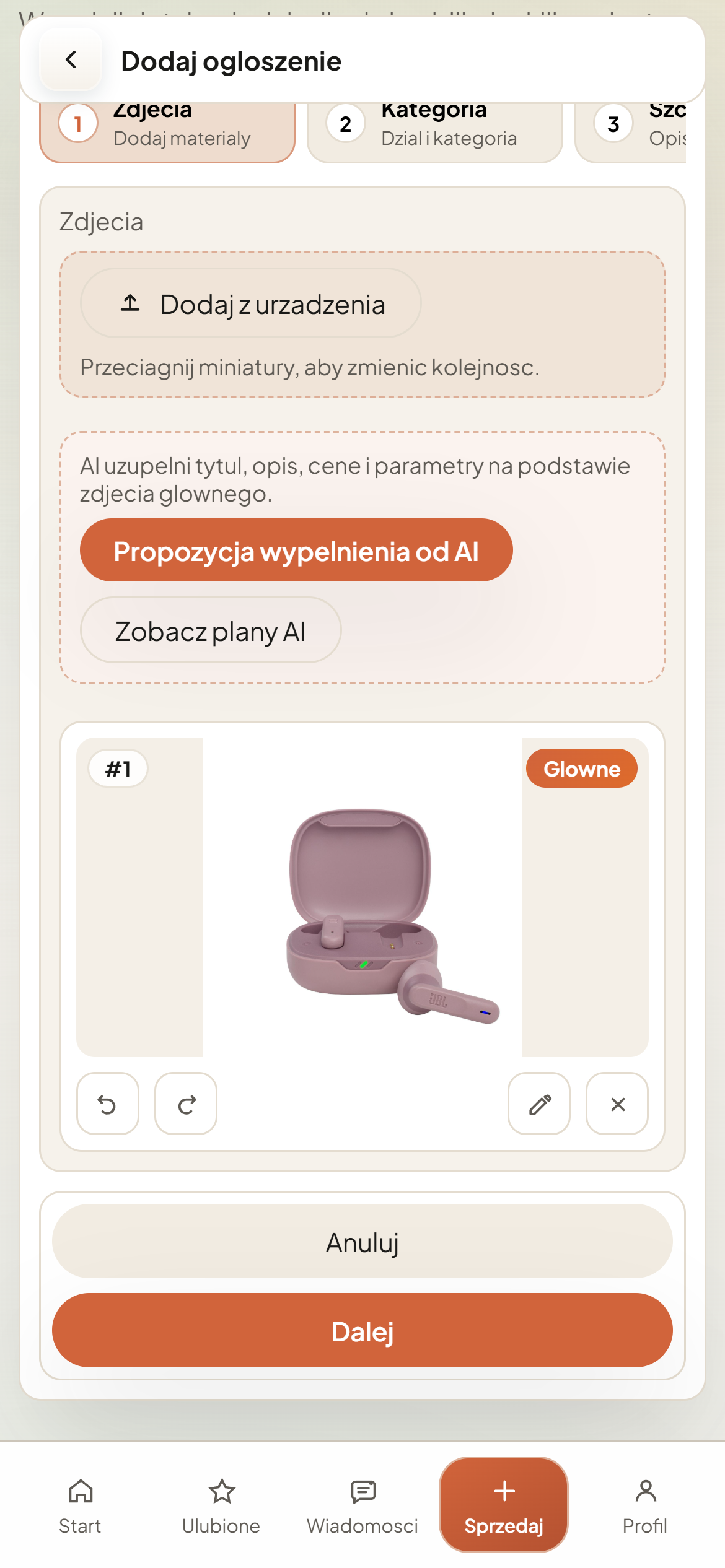 Targlo - Aplikacja marketplace - screenshot 14